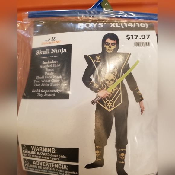 New Kids Unisex Ninja Costume 🎃 - Picture 1 of 2